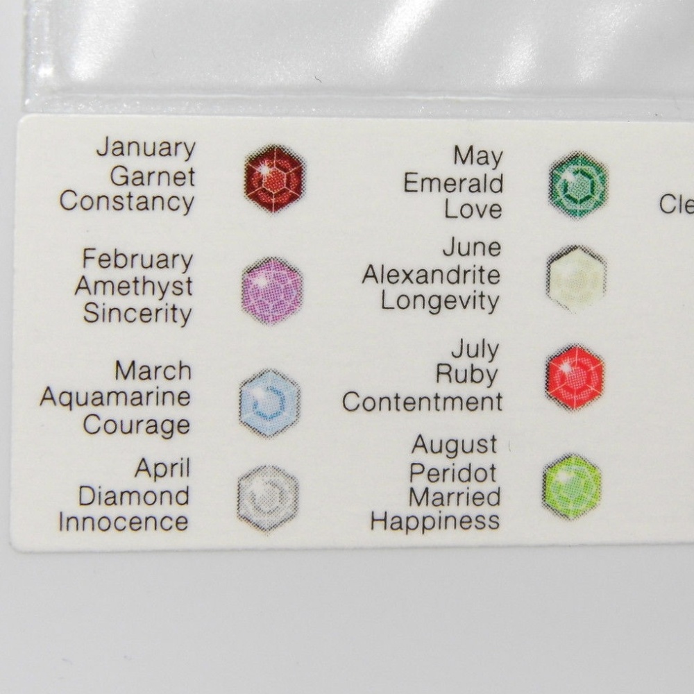 Playboy Necklace Miss February Bunny Pendant Gold Plated Birthstone NWT RARE y2k - Picture 8 of 8